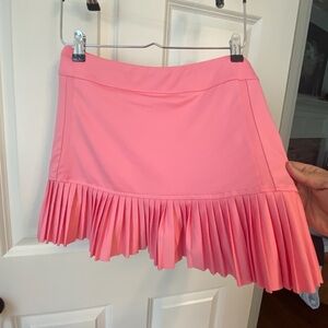 Pink Pleated Women's Tennis Skort 14”, EUC, super cute, no flaws!